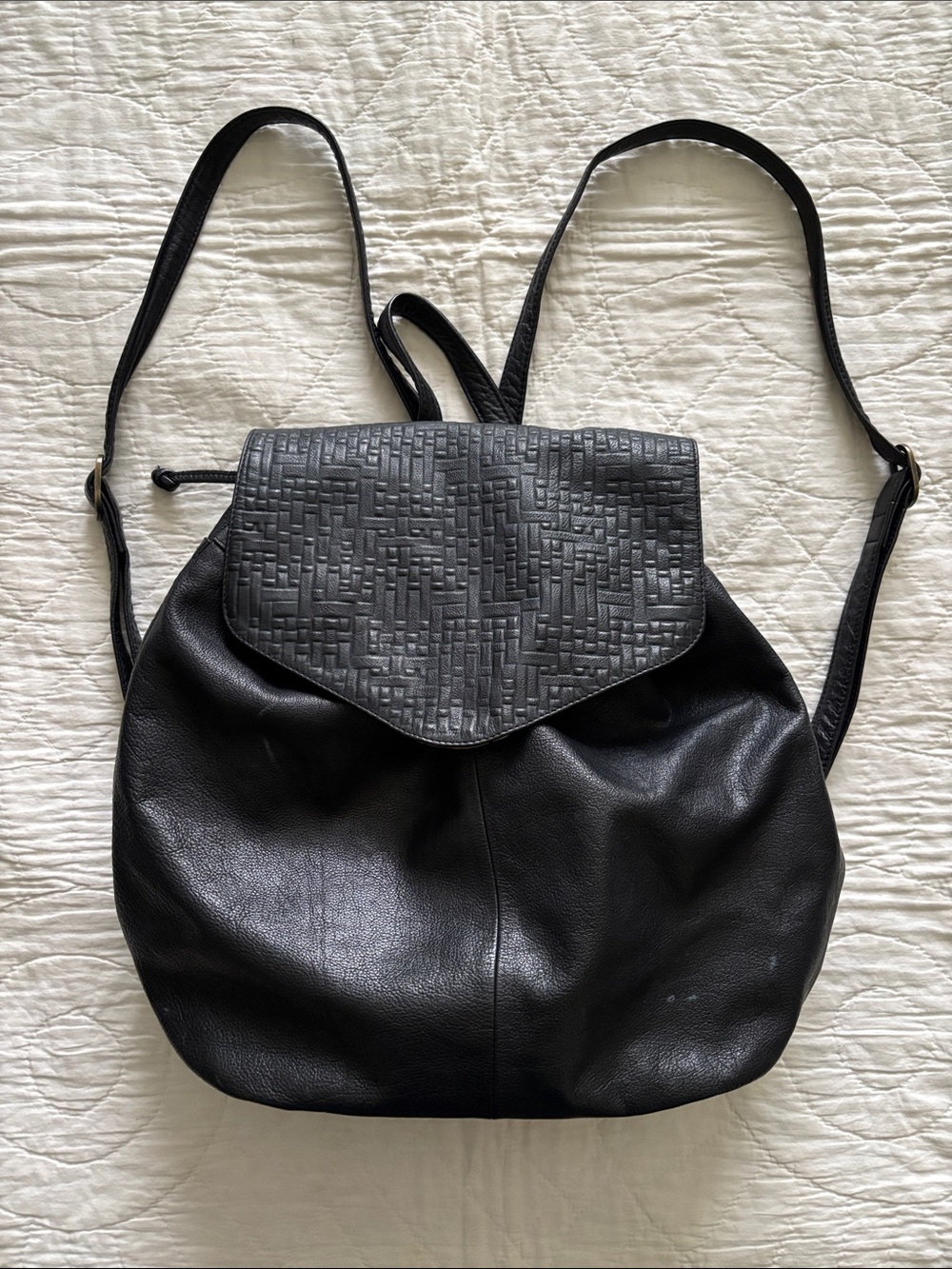 Day & Mood Leather Backpack